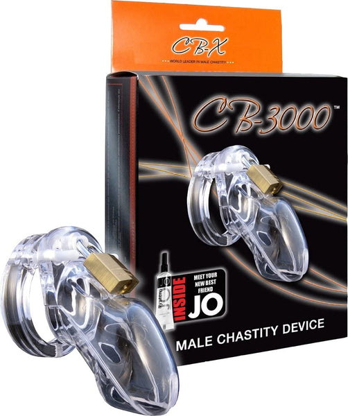 CB-3000 Male Chastity Device, Clear