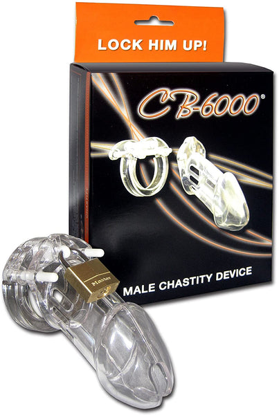 CB-6000 Male Chastity Device, Clear