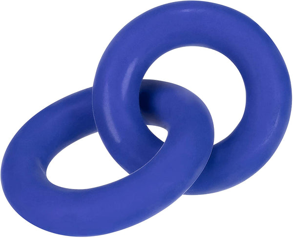 Hunkyjunk Duo Linked Cock Ball Rings Cobalt