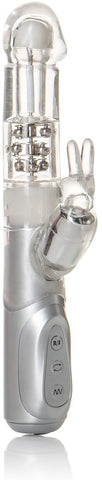 CalExotics Original Jack Rabbit Vibrator Clear (Silver)