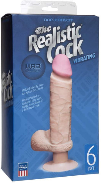 Realistic Cock Vibrating 6 inch