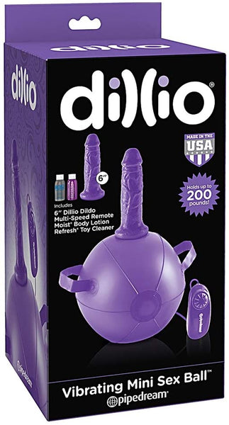 Dillio Vibrating Mini Sex Ball, Purple
