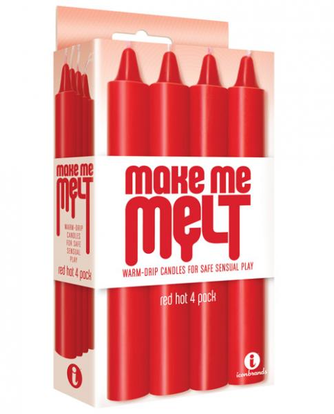 Make Me Melt Sensual Warm Drip Candles 4 Pack