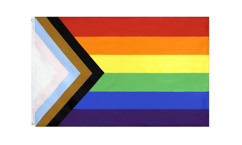 Progress Pride Rainbow Flag